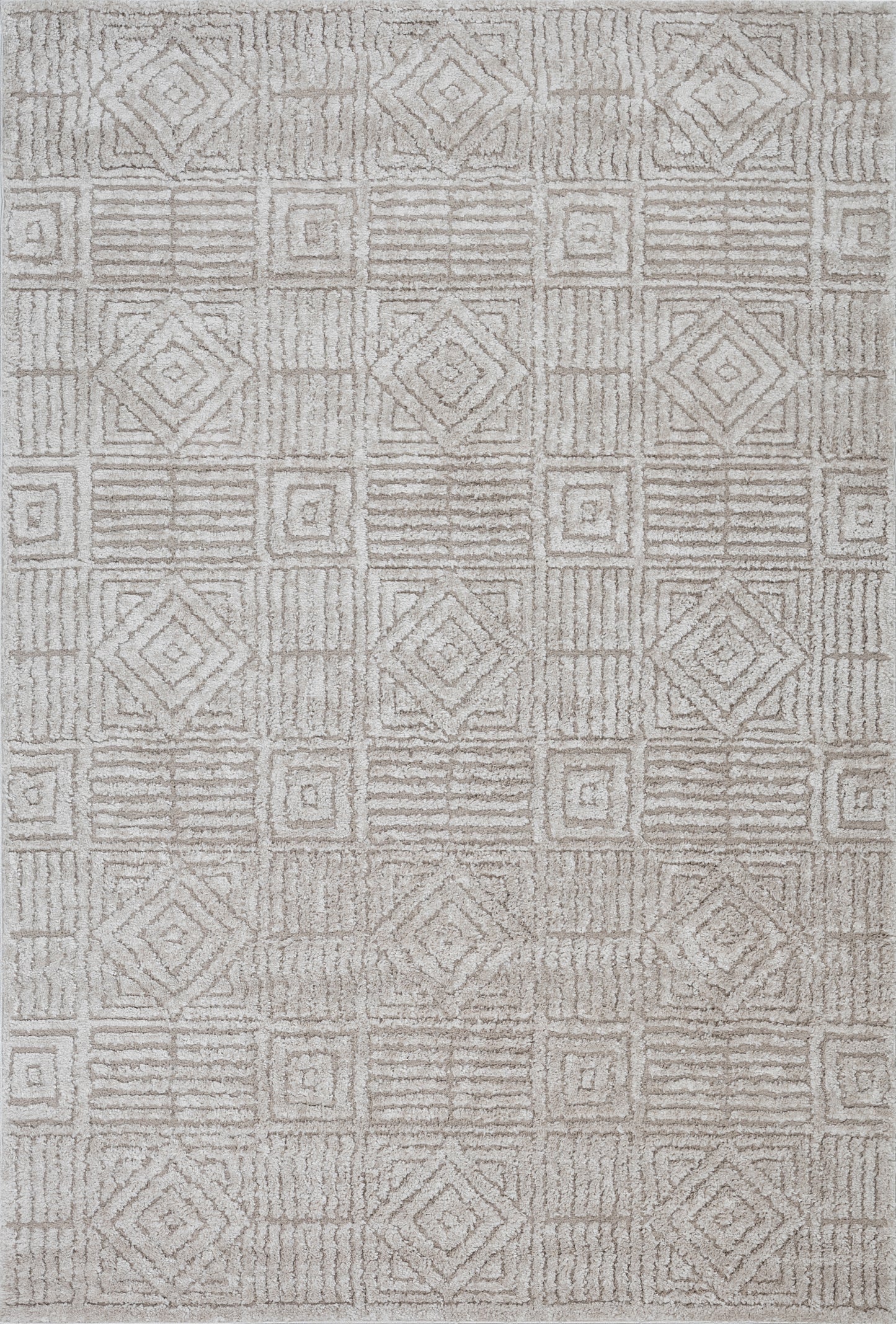 Tapete Alloy 22001 J Beige Geométrico – Oriental Weavers (2 Medidas Disponibles)