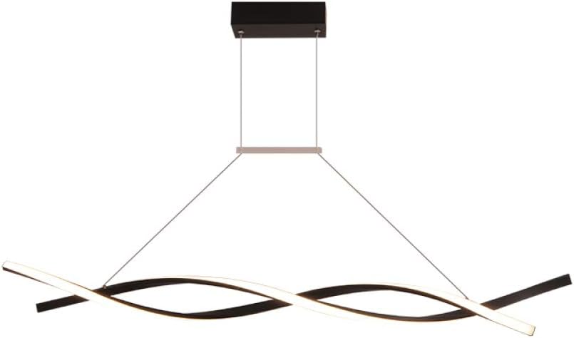 Candil LED ECUEZ Moderno | 120 cm y 150 cm | Altura Ajustable, Luz Cálida/Fría/Intermedia con Control Remoto