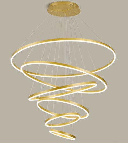 Candil LED PAPILOP 6 | Diseño moderno | Altura Ajustable, Luz Cálida/Fría/Intermedia con Control Remoto