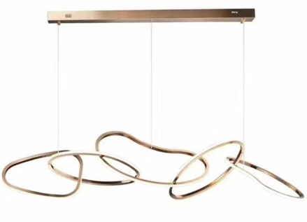 Candil LED THAMBRILLA |  120 Y 150 CM | Altura Ajustable, Luz Cálida/Fría/Intermedia con Control Remoto