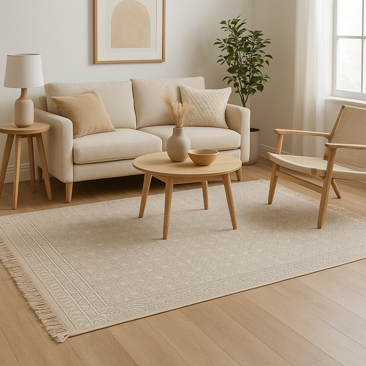 Tapete Decorativo Wales 726H | Lana natural  | Oriental Weavers  (3 Medidas Disponibles)